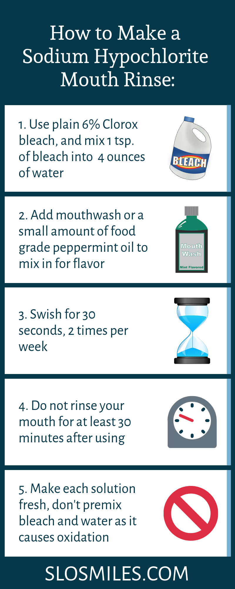 SLO Smiles Bleach Rinse Regimen SLO Smiles Family Dental Office